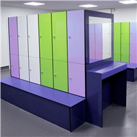 Waterproof 12mm HPL Phenolic Compact Board for Lockers for Changing Room