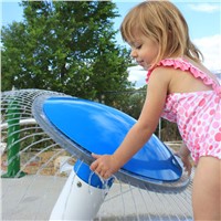 Cenchi Childerns Water Outdoor Splash Pads Sprinkler Spray Features Wet Deck Playground