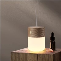 Fragrance Night Lamp Touch Dimmer Table Light Mini Bedside LED Magnet Desktop USB Rechargeable Wood Aromatherapy Gift Ki