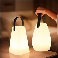 LED Night Light Portable Smart Bedside Lamp with Remote Control Dimmable USB Rechargeable Camping Lighting with 1500mAh