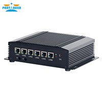 6*LAN 2*COM Mini PC Router 4G Support Core I5 8265U I5 4200U I3 4005U I3 6157U Celeron 2955U HD AES-IN DDR3 Industrial C