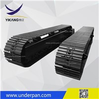 Hot Sale 60 Tons Steel Track Undercarriage for Crawler Mobile Crusher Drilling Rig Excavator Machinery from China YIKANG