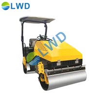 Construction Machine Small Double Drum Road Roller 1 Ton 2 Ton Asphalt Price Road Roller for Sale
