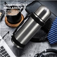 Golmate Advanced Customization 1000ml PP Handle Stainless Steel Vacuum Soup Flask