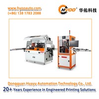 HYOO HY-767CE CCD: Automatic Screen Printing Machine + CCD Visual Inspection Production Line