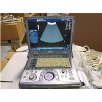 GE Logiq e BT09 Portable Ultrasound System - 2 PROBES E8C-RS/4C-RS