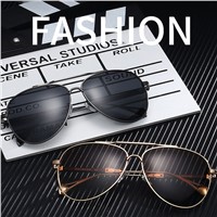 Aviation Metal Frame Polarized Sunglasses Men Color Changing Sunglasses Pilot Male Day Night Vision Driving