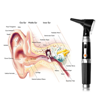 Professional Otoscopio Diagnostic Kit Medical Home Doctor ENT Ear Care Endoscope LED Portable Otoscope Ear Cleaner