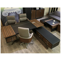 Small Personal Furniture Set Wood Office Executive Table Loft Ins Home Study Space Design Manager Custom Office D