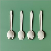 Disposable Wooden Flatware 16cm Wooden Knives Forks Spoons