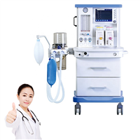 2021 Hot Hospital Equipment Anestesia Machine S6100D with Medical Monitor Cheap Price with Oxygen Concentrator