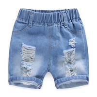 Children Pants Summer Baby Boys Children Jeans Shorts