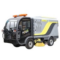 Electric Mini Mechanical Road Sweeping Machine Street Sweeper Vehicle