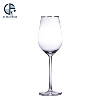 Handmade Rimmed Wine Glass Crystal Goblet