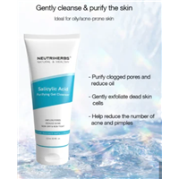 Natural Deep Cleansing Purifies the Skin Dry Skin Salicylic Acid Facial Cleanser
