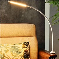Long Arm Table Lamp LED Flexible Gooseneck Touch Dimming Desk Lamp Clip On Lamp for Reading Bedroom LED Light 3 Color Mo
