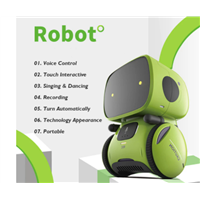 2021 New Type Interactive Robot Cute Toy Smart Robotic Robots for Kids Dance Voice Command Touch Control Toys Birthday G