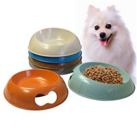 Factory Price 450ml Cat Water Bowl 15 Degree Bevel Rounded Anti Slip Melamine Dog Bowl