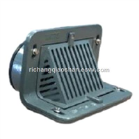 Scupper Parapet Cast Iron Side Roof Drain with 4 Inch Push-On Outlet for Roof Drainage