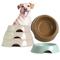 Good Quality 950ml Large Cat Food Bowl Eco Friendly Bamboo Fiber Rounded Sublimation PET Bowl