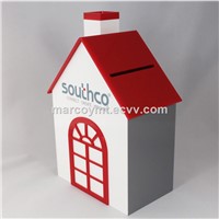 Custom House Shape Acrylic Voting Box