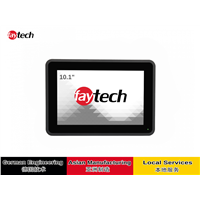 10.1&amp;quot; Capacitive Touch Monitor Optically Bonded, Anti-Glare Surface, 10-Finger-Multi Touch Panel, USB-Touch Connection