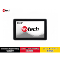 13.3&amp;quot; Capacitive Touch Monitor Optically Bonded, Anti-Glare Surface, 10-Finger-Multi Touch Panel, USB-Touch Connection