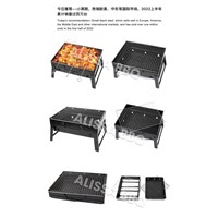 Barbecue Grills(Small Black Steel Grill) Factory Direct Sale
