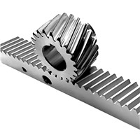High Precision Custom Made CNC M1 Helical Spur Straight Round Steel Gear Rack &amp; Pinion