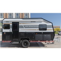 Luxury Supply Camper Trailer off Road Camping Rv Trailer Trailer Caravan with Helical Spring Independent Suspension