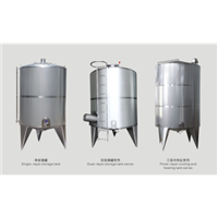 Stainless Steel Tanks Series(Used as Liquid Storage, Liquid Composing, Liquid Blending, Temporary Storage & Hot Water)