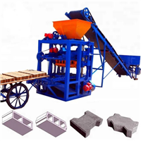 Semi-Automatic Vibrating Clay Cement Brick Making Machine