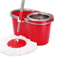 Hot Selling Hand Free Washing 360 Degrees Spin Replaceable Head with Bucket Microfiber Spin Mop Set