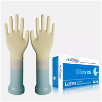 Pidegree Disposable Powdered Latex Gloves for Foodservice/ Medical/ Examination with Various Sizes &amp;amp; Colors