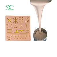 Liquid Rtv 2 Platinum Cure Food Grade Silicone Rubber for Making Suture Training Pad
