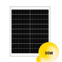 50W Mono Solar Panel with 36 Pieces Solar Cells