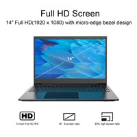 14 Inch FHD 1080P IPS Gaming Laptop I5 8279U 16G RAM 512G Storage 7000mAh Windows 10 Home Ultra Slim Notebook Leptop