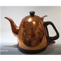 Gold Small Tea Pot Goose Neck Electric Kettle for Home &amp;amp; Hotel