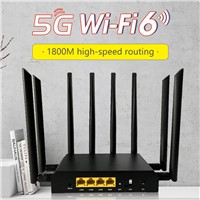 OEM Industrial 4G 5G Router Wifi6 1800Mbps 11AX Wifi 5G Router with SIM Card Slot
