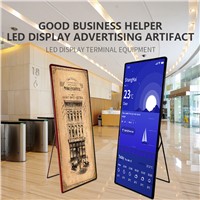 Indoor LED Advertising Machine Store Posters Screen, LED Wall Player, Vertical Advertising Machine, LED Sign Display Sta