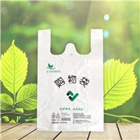 Disposable Degradable Plastic Bag PLA+PBAT Corn Starch Degradable Environmental Protection Shopping Bag Degradable Vest