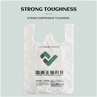 PBAT PLA Biodegradable Bag Supermarket Shopping Milk Tea Takeaway Packaging Bag Degradable Plastic Bag