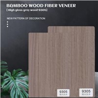 Customizable Bamboo Wood Panel Interior Decoration Siding Fiber Panel High-Gloss Gray 9305 (Customized Consulting Seller