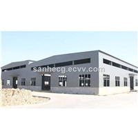 Prefab Factory / Construction Design Steel Frame Structure / Prefabricated Hall