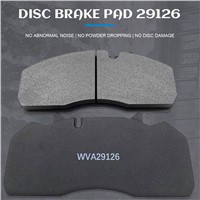 Disc Brake Pads 29126 Wear-Resistant &amp;amp; High-Temperature Resistant, Dust-Free &amp;amp; Noise-Free, Long Service Life