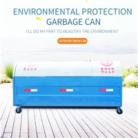 Customizable Hook-Arm Garbage Bins Are Suitable for Schools, City Streets, Parks, Scenic Spots, Residential Areas, Squar