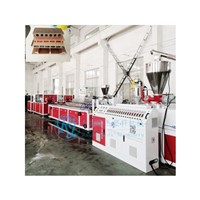 PE WPC Outdoor Deck Board Machine Production Line