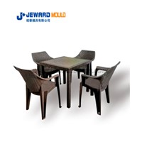 RATTAN PATTERN TABLE MOULD Table Molds