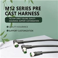 M12 Series Pre-Cast Wiring Harness Is Used for Data Transmission &amp;amp; I/O Signal Transmission of Tooling Site &amp;amp; Equipme