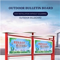 Customizable Stainless Steel Billboard Advertising Display Board Outdoor Bulletin Board (Price Consultation)